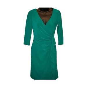 teal/green dress size 4 american living